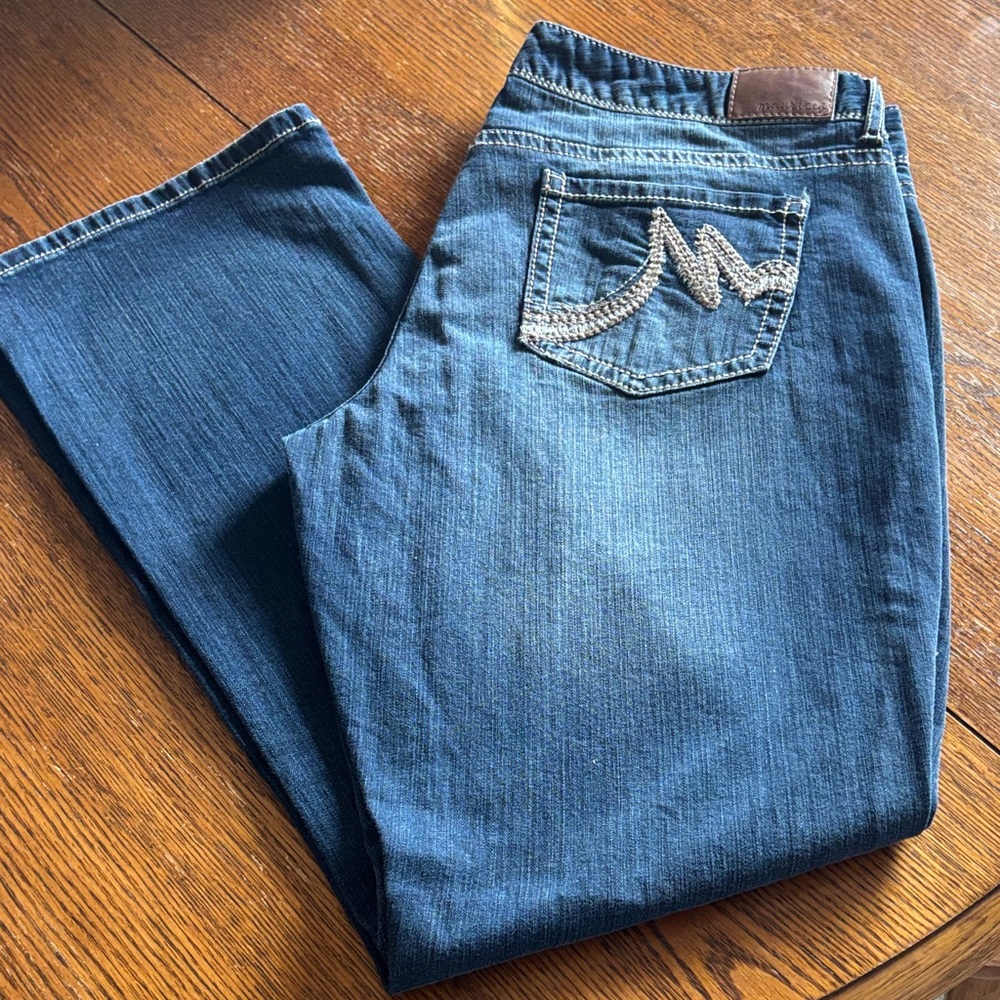 Maurices Blue Denim with Brown Label